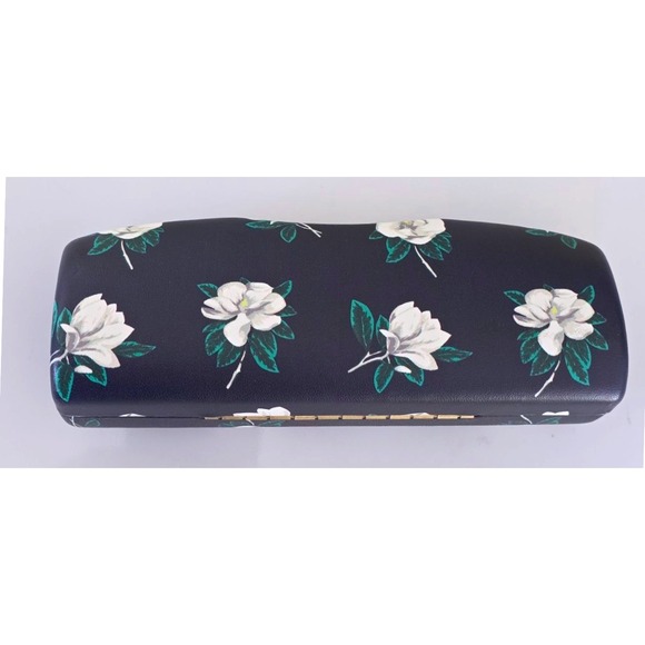 Draper James Navy Floral Hard Shell Glasses Case Eyewear Holder - Picture 6 of 7
